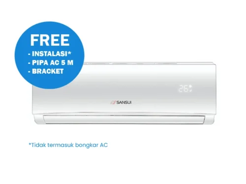 SANSUI AC SPLIT 1/2 PK STANDARD WHITE