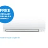 DAIKIN AC SPLIT 1/2 PK INVERTER - FREE INSTALLATION, PIPA & BRACKET