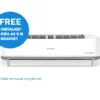 SHARP AC SPLIT 2 PK INVERTER - FREE INSTALLATION, PIPA & BRACKET