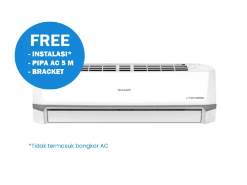 SHARP AC SPLIT 2 PK INVERTER - FREE INSTALLATION, PIPA & BRACKET