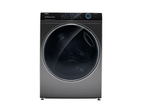 AQUA WASHING MACHINE FRONT LOAD ECO INVERTER 15KG BLACK