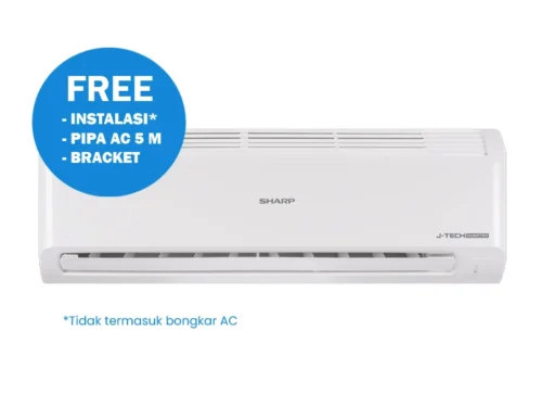 SHARP AC SPLIT 1 PK INVERTER WHITE