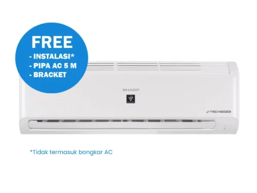 SHARP AC SPLIT 1 PK INVERTER WHITE