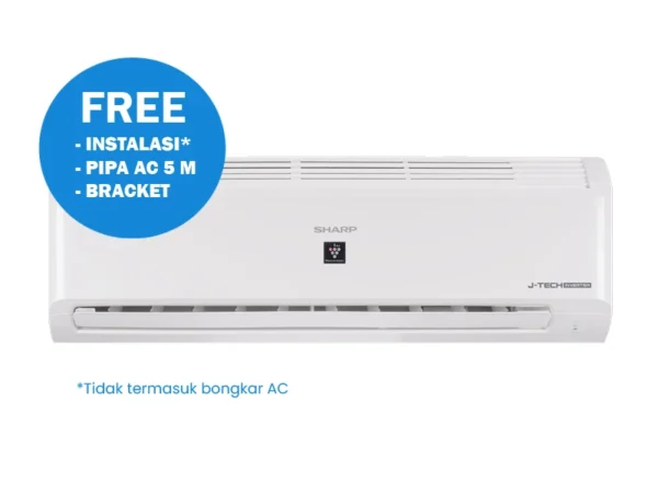 SHARP AC SPLIT 1 PK INVERTER WHITE