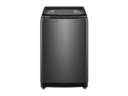 AQUA WASHING MACHINE TOP LOADING 8 KG BLACK