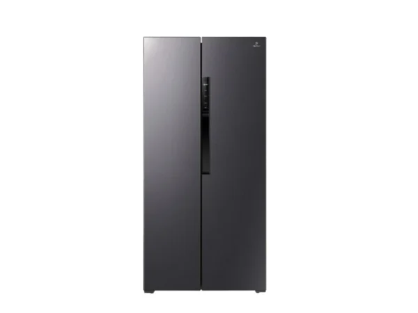 POLYTRON REFRIGERATOR SIDE BY SIDE 460L DARK SILVER