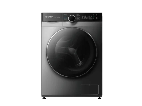 SHARP WASHING MACHINE FRONT LOADING 10 KG DARK SILVER