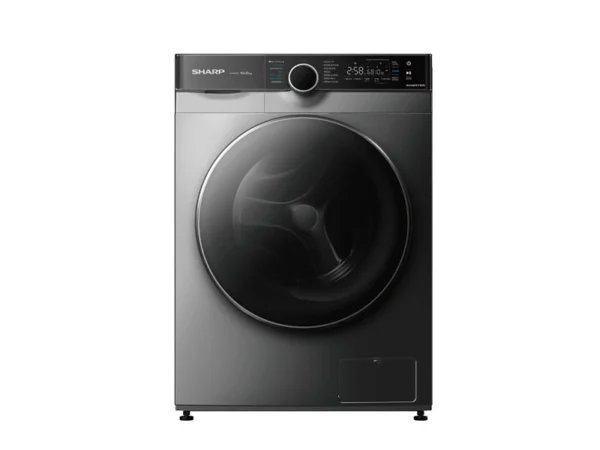 SHARP WASHING MACHINE FRONT LOADING 10 KG DARK SILVER