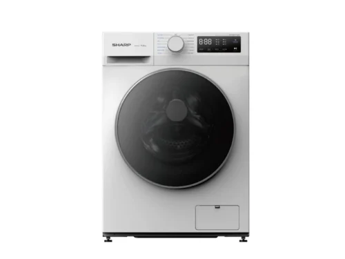 SHARP WASHING MACHINE FRONT LOADING 8 KG WHITE