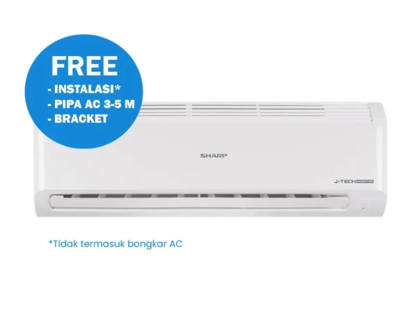 SHARP AC SPLIT 1.5 PK INVERTER WHITE