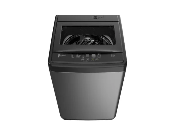 HISENSE WASHING MACHINE TOP LOADING 8 KG GREY