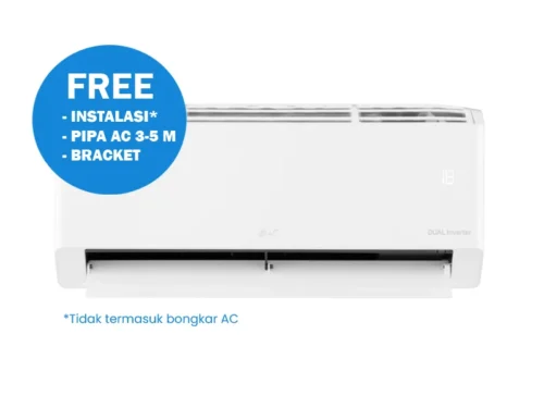 LG AC SPLIT 1/2 PK INVERTER WHITE
