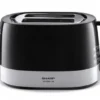 SHARP POP UP TOASTER BLACK
